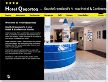 Tablet Screenshot of hotel-qaqortoq.gl